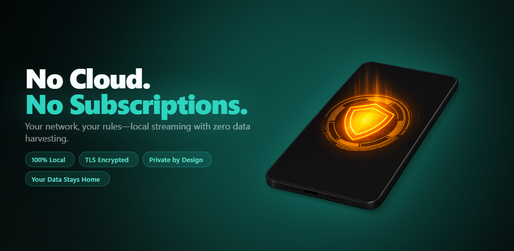 No cloud, no subscriptions, privacy first